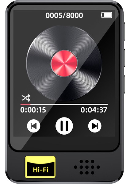 USB Ses Oynatıcı Hi-Fi Mini Mp3 Mp4 Hoparlörlü USB Şarjlı (Yurt Dışından)