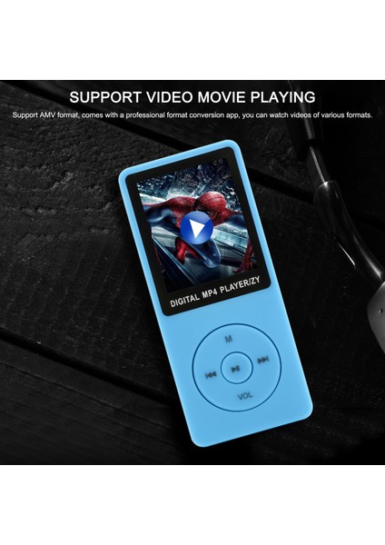 64 GB Fm Radyosu ile Taşınabilir Mp3 Oynatıcısı (Yurt Dışından)