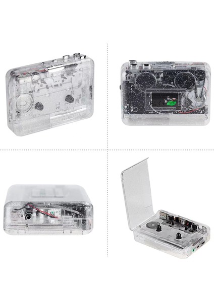 Taşınabilir USB Kaset Oynatıcı Transparan Kaset Yakalayıcı (Yurt Dışından)