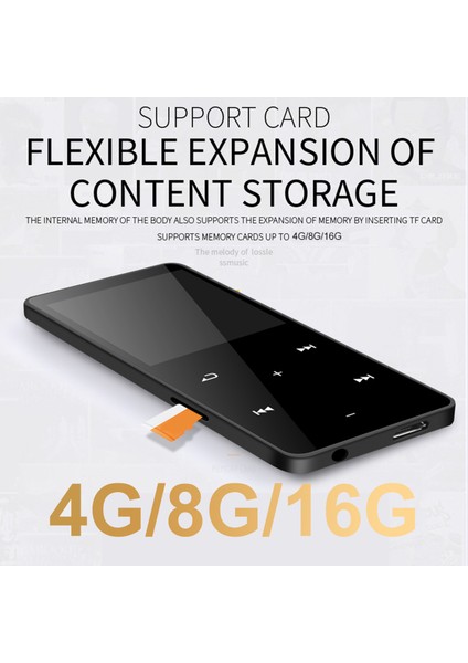 Taşınabilir Bt Yüksek Netlikli Sesli Mp3 Oynatıcı (Yurt Dışından)