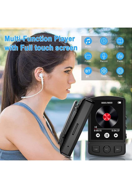 Bt5.0 Taşınabilir Kayıpsız Sesli Mp3 Oynatıcı (Yurt Dışından) indirimleri