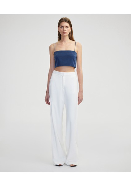 Kare Yaka Crop Bluz IS1250006095015