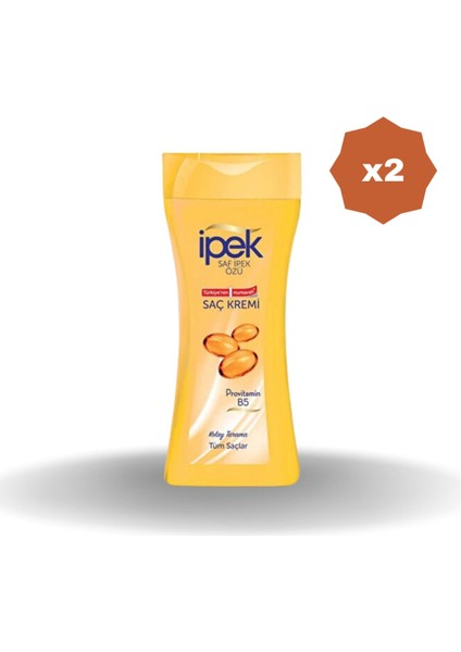 Ipek Tüm Saçlar Için Pro Vitamin B5 Saç Kremi 480 ml - (2 Adet)