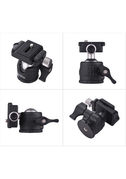 Mini Masaüstü 360 Derece Hızlı Çözünürlüklü Plakalı Top Başlıklı Tripod (Yurt Dışından)