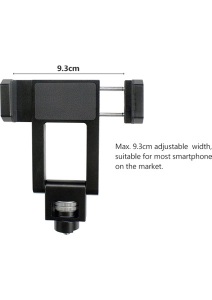 Gimbals Stabilizatör Cep Telefonu Tutucu 1/4 Inç Vida Soğuk Ayaklı Montaj Zhiyun Modellerine Uyumlu (Yurt Dışından)
