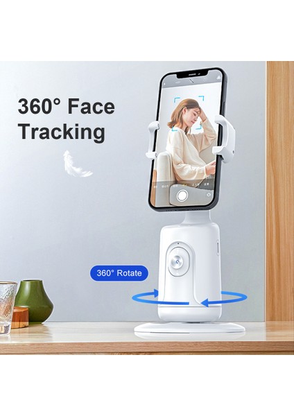 Akıllı 360° Otomatik Yüz Izleyen Cep Telefonu Jimbali (Yurt Dışından)