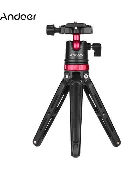 Alüminyum Çelik Minik Masa Üstü Tripod Panoramik Top Başlı Maksimum 5kg Yük Taşıma (Yurt Dışından)