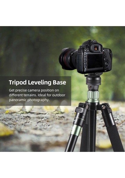 Alüminyum Alüvyon Fotoğraf Makinesi Tripod Başlığı 15° Eğimli Canon Nikon Sony Dslr ile Uyumludur (Yurt Dışından) fiyatları