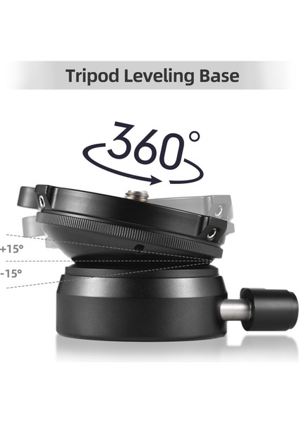 Alüminyum Alüvyon Fotoğraf Makinesi Tripod Başlığı 15° Eğimli Canon Nikon Sony Dslr ile Uyumludur (Yurt Dışından) indirimleri