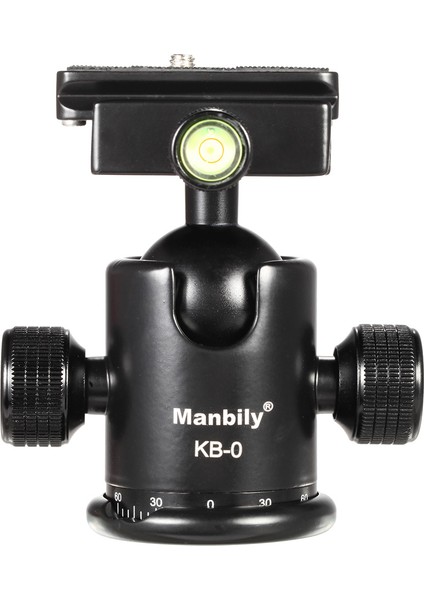 Manbily Kb-0 Kameraya Uygun Tripod Başlığı 2 Pivotal Düzey 15KG Maksimum Yük Taşıma Kapasitesi (Yurt Dışından)