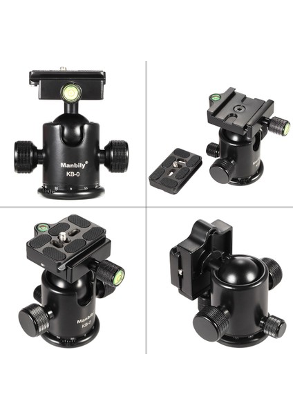 Manbily Kb-0 Kameraya Uygun Tripod Başlığı 2 Pivotal Düzey 15KG Maksimum Yük Taşıma Kapasitesi (Yurt Dışından)