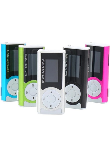 Taşınabilir Mini Mp3 Müzik Oynatıcısı Metal Siyah LCD Ekranlı Tf Bellek Kartlı (Yurt Dışından) modelleri