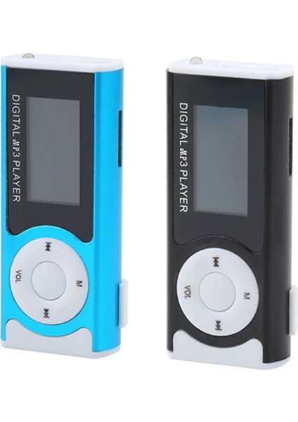 Taşınabilir Mini Mp3 Müzik Oynatıcısı Metal Siyah LCD Ekranlı Tf Bellek Kartlı (Yurt Dışından) fırsatları