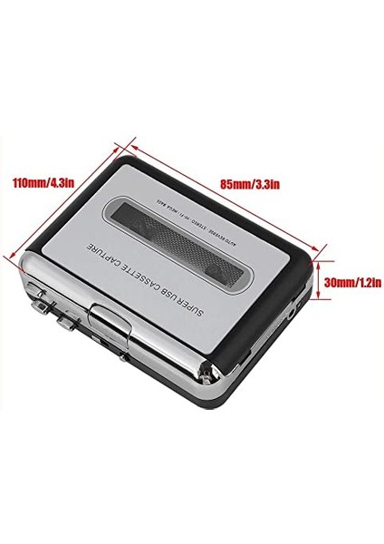 Kaset Oynatıcı USB Kayıt Mp3 (Yurt Dışından)
