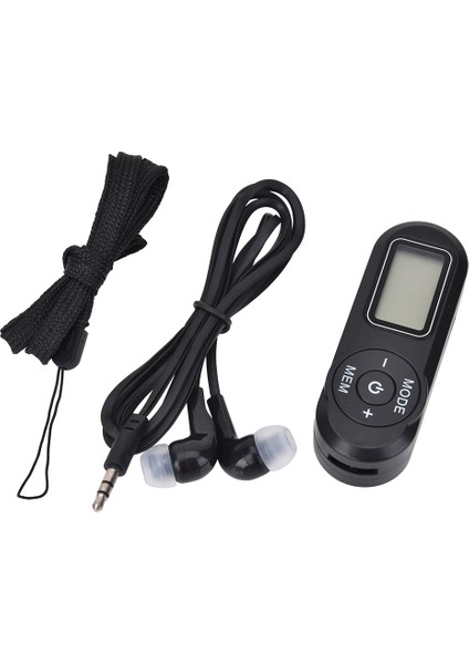HRD-727 Taşınabilir Minik Fm Radyo Digital Ekranlı (Yurt Dışından)