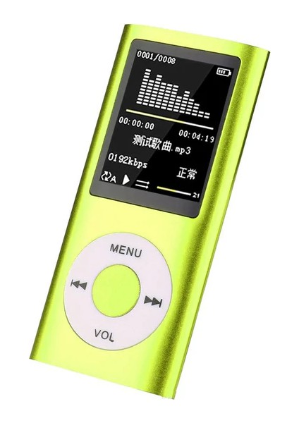 Wıwu 8gb Sd Kartlı Yeşil Mp4 Oynatıcı (Yurt Dışından)