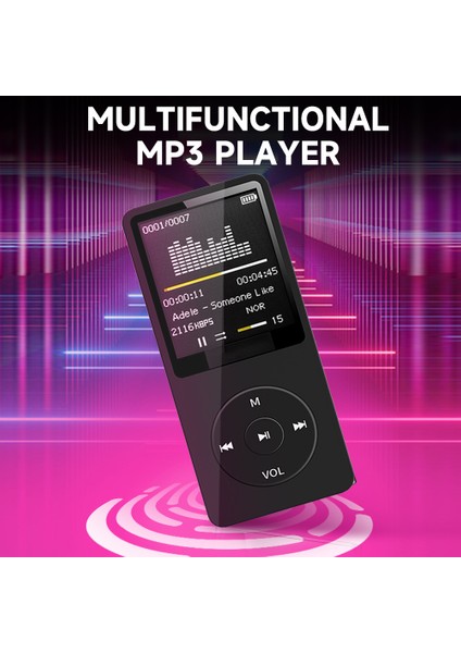 Taşınabilir Mp3 Oynatıcı 1.8 Inç Tft Ekranlı Fm Radyo Siyah (Yurt Dışından) fiyatları