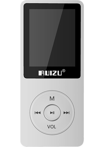 Ruızu X02 Spor Mp3 Oynatıcı Ingilizce Beyaz Kayıpsız (Yurt Dışından)
