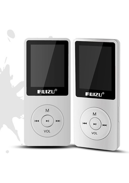 Ruızu X02 Spor Mp3 Oynatıcı Ingilizce Beyaz Kayıpsız (Yurt Dışından) fırsatları