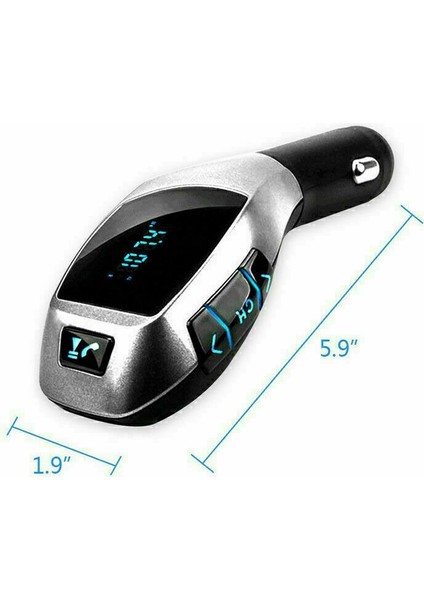 Fm Kablosuz Bluetooth 4.0 Araba Vericisi Mp3 Oynatıcı (Yurt Dışından)