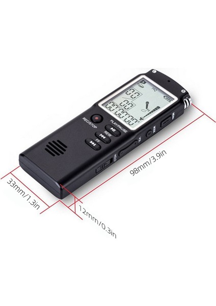 16GB Dijital Ses Kaydedici Hd Kayıt Gürültü Azaltma (Yurt Dışından) indirimleri