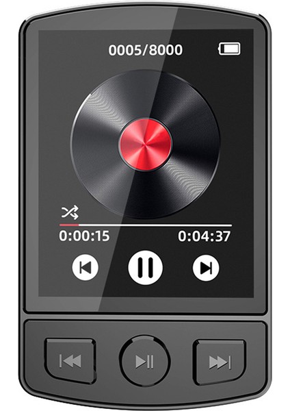 Bt5.0 Taşınabilir Kayıpsız Sesli Mp3 Oynatıcı (Yurt Dışından)