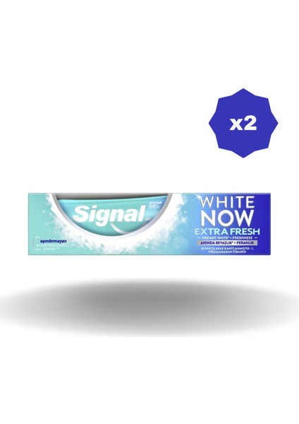 Diş Macunu White Now Extra Fresh 75 ml - (2 Adet)