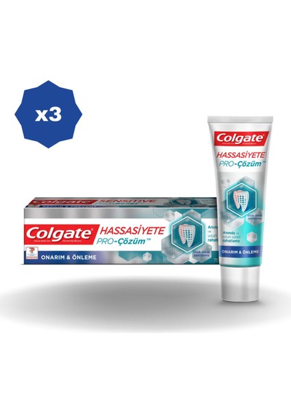 Diş Macunu Onarım ve Önleme 75 ml - (3 Adet)
