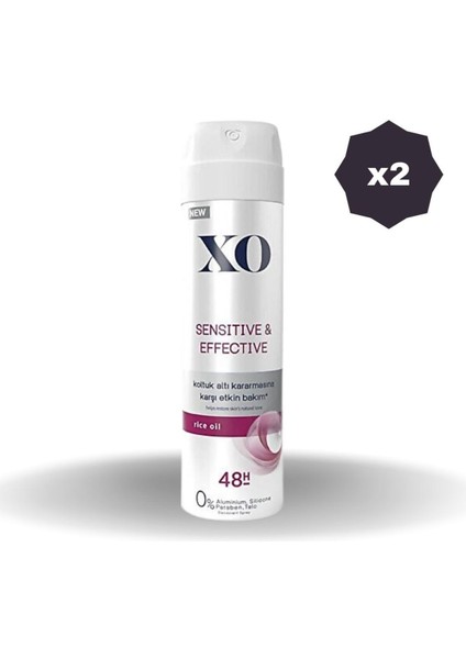 Deo Sensıtıve&effectıv Women 150 ml - 2 Adet
