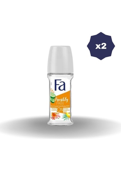 Freshly Free Cucumber & Melon Roll-On 50 ml - 2 Adet
