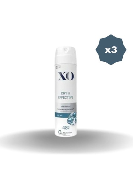 Deo Dry&effectıv Women 150 ml - 3 Adet