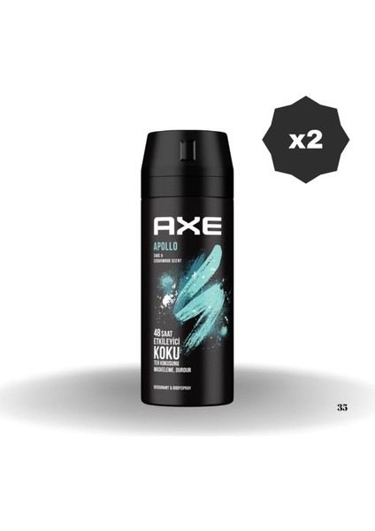 Deodorant Apollo 150 ml - 2 Adet
