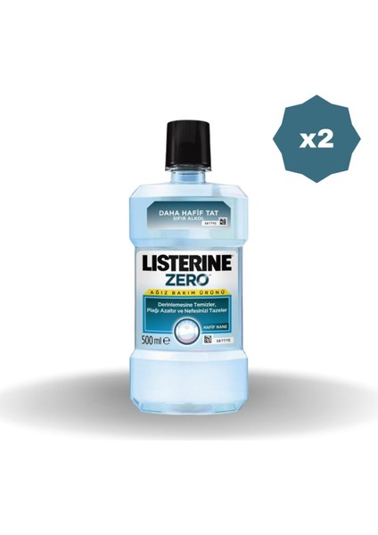 Zero Ağız Gargarası 500 ml - 2 Adet