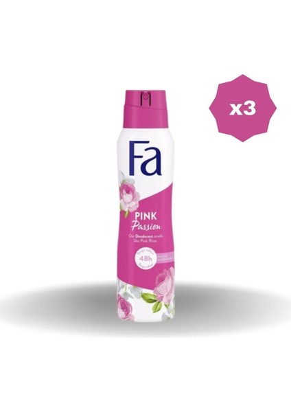Deo Pink 150 ml - 3 Adet
