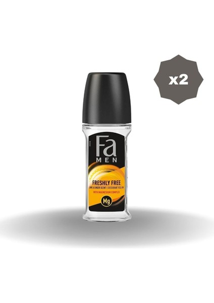 Fresh & Free Lıme&gınger Roll-On 50 ml - 2 Adet