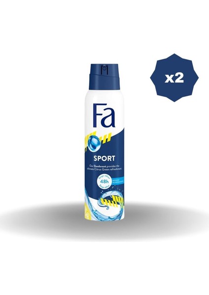 Deo Sport 150 ml - 2 Adet