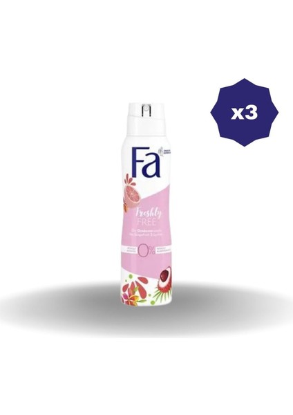 Grapefruit & Lychee Deodorant 150 ml - 3 Adet