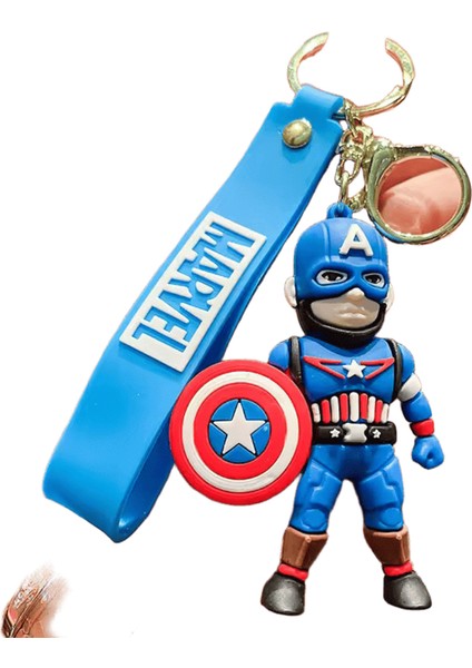 Karikatür Avengers Örümcek Adam Anahtarlık Marvel Film Karikatür Kaptan Amerika Hulk Araba Anahtarlık Kolye Marvel Hediyeler Erkekler Için Oyuncaklar (Yurt Dışından)