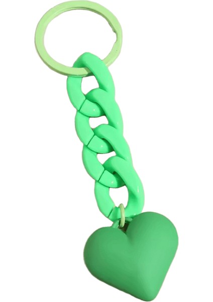 El Yapımı Kalp Anahtarlık Akrilik Plastik Bağlantı Zinciri Anahtarlık Kadınlar Için Kızlar Çanta Kolye Aksesuar Araba Anahtarları Takı Hediyeler (Yurt Dışından)