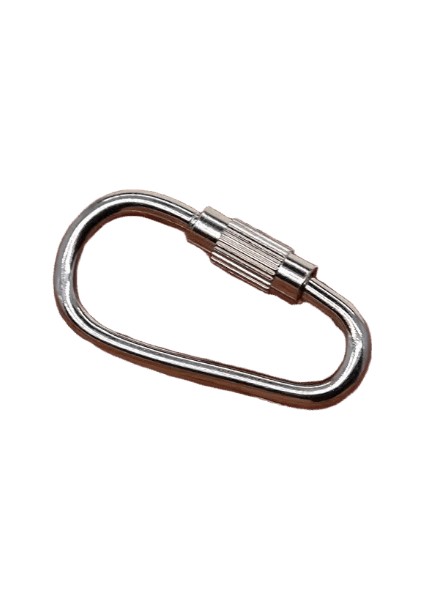 10 Çeşitli Renk Minik Küçük Çelik Inci Vidalı Kilitleme Karabina Anahtarlıklar Toka Güvenlik Kancası Anahtarlık Anahtarlık Edc Fob Dişli Dıy Renk: Gümüş (Yurt Dışından)