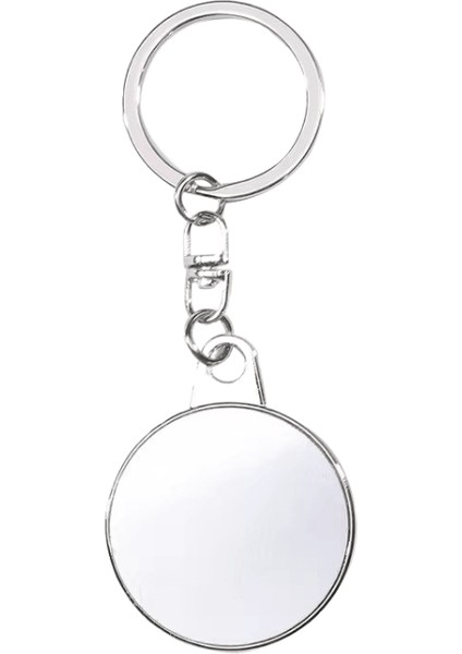 Fotoğraf Anahtarlık Çerçevesi Mini Metal Yaratıcı Aşk Kişilik Çift Kalp Kare Yuvarlak Ekle Fotoğraf Çerçevesi Anahtarlık Kadın Hediyeler Renk:yuvarlaklık (Yurt Dışından)