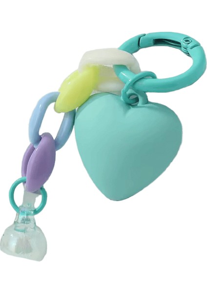 El Yapımı Kalp Anahtarlıklar Güzel Akrilik Aşk Plastik Bağlantı Anahtar Yüzükler Kadınlar Için Erkekler Dostluk Hediye Çanta Dekorasyon Takı (Yurt Dışından)