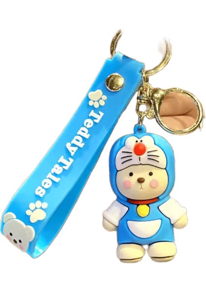 Mınıso Sevimli Kişiselleştirilmiş Karikatür Bebek Çapraz Giyinme Charm Anahtarlık Çift Sırt Çantası Araba Anahtar Dekorasyon Çocuk Parti Hediye (Yurt Dışından)