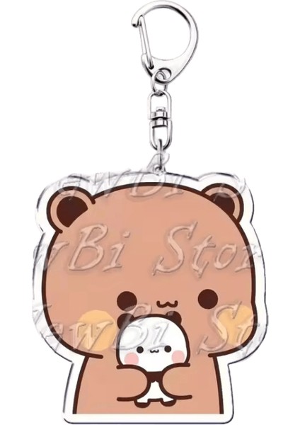 Süper Sevimli Bubu Dudu Anahtarlıklar Bebek Yier Ayı Panda Anahtarlık Aksesuarlar Için Çanta Anahtarlık Takı Hayranları Çift Aşk Hayranları Hediyeler (Yurt Dışından)