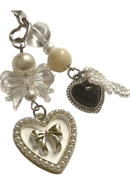 El Yapımı Lily Of The Valley Boncuklu Telefon Zinciri Ilmek Kalp Lolita Peri Masalı Peri Çekirdek Anahtarlık (Yurt Dışından)