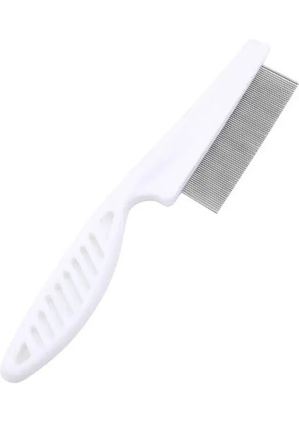 Evcil Hayvan Tüy Dökücü Tarak Çelik Püskürtücü Tarak Kedi Köpek Evcil Hayvan Konforu Püskürtücü Tarak Köpek Kedi Tüy Giderici Fırça beyaz/boyut:s (Yurt Dışından)