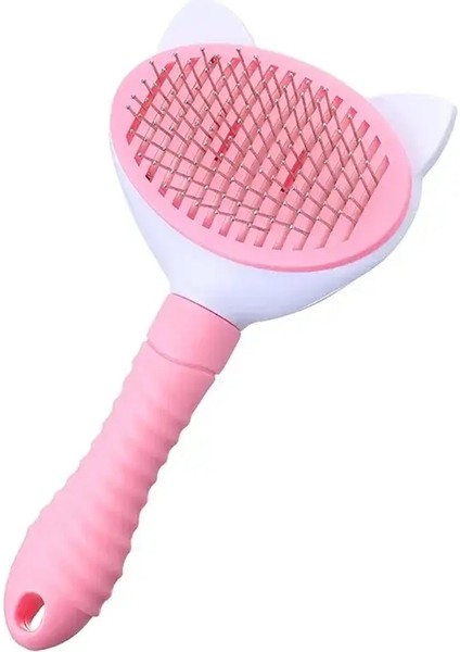 Pet Taraklı Kedi Temizleme Malzemeleri Yüksek Kendiliğinden Temizlenen Fırça Profesyonel Bakım Fırçası Köpekler, Kediler Evcil lar Eldiven Köpek Banyosu Renk: Ince-Pembe (Yurt Dışından)