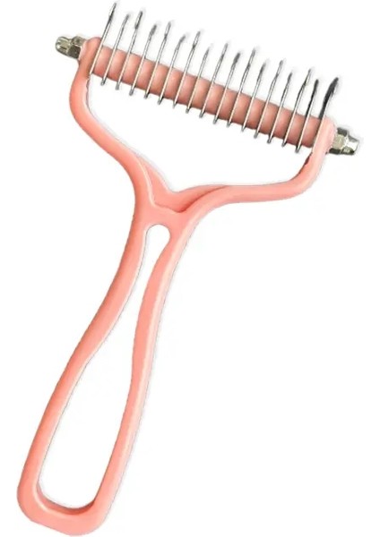 Kedi Fırçası Kedi Kürk Kör Kesici Evcil Hayvanlar Epilasyon Tavuk Köpek Tımarlama Aletleri Çift Taraflı Paslanmaz Fırça Pet Ürünleri Renk: Pembe 1/boyut: L (Yurt Dışından)