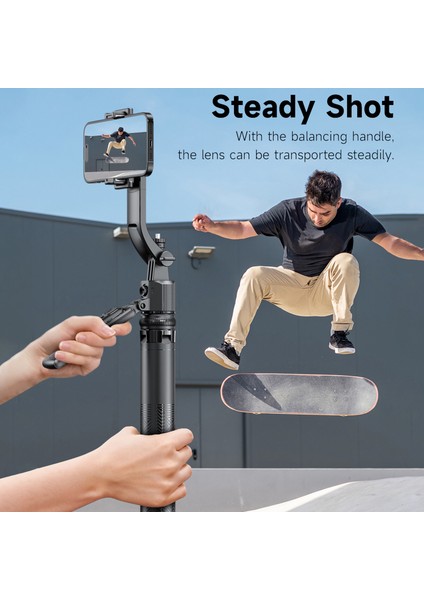 Aı Yüz Izleme 360° Dönebilen 4 Bacaklı Uzayabilir Cep Telefonu Si Stick Tripod (Yurt Dışından) modelleri