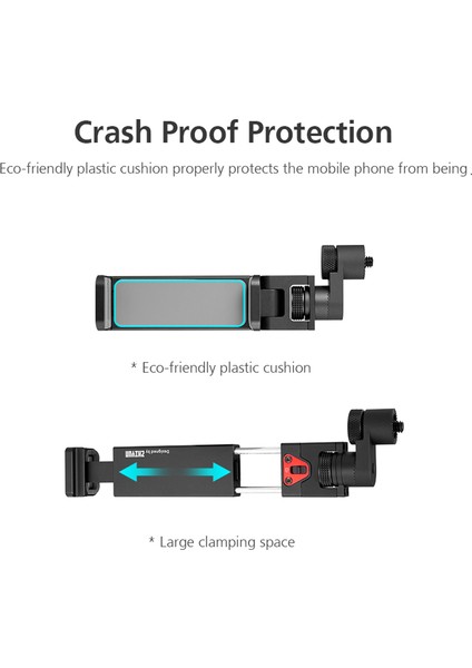 Zhiyun Transmount Akıllı Telefon Klipi 1/4 Inç Vida Tepeli Dış Anahtarlı Jimbil Aksesuarı (Yurt Dışından) modelleri